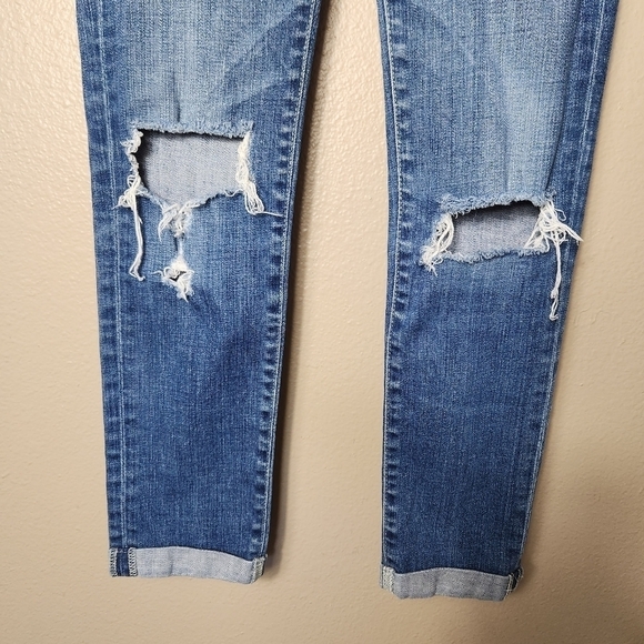 AG Adriano Goldschmied Stilt Roll-Up Cigarette Distressed Jean-Size 25 - Picture 3 of 12